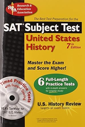 sat subject test united states history w/cd prep 7th edition gary land ph d ,r lettieri ,michelle denbeste ph