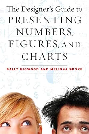 designers guide to presenting numbers figures and charts 1st edition sally bigwood ,melissa spore 1621532666,