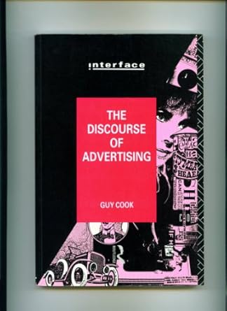the discourse of advertising 1st edition guy cook 0415041716, 978-0415041713