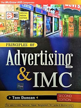 principles of advertising and imc 1st edition unknown author 0070601593, 978-0070601598