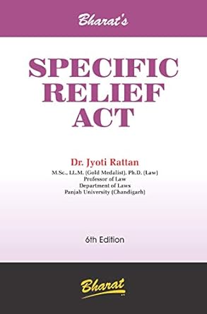 specific relief act 2020 by dr jyoti rattan 1st edition jyoti rattan dr 9386920891, 978-9386920898