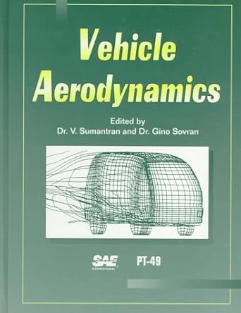 vehicle aerodynamics 49 1st edition v sumantran ,gino sovran 1560915943, 978-1560915942