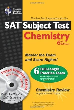 sat subject test chemistry with cd prep 6th edition the editors of rea ,paul van burenkevin r reel