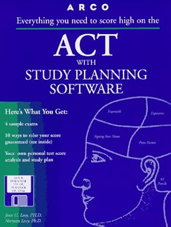 act with study planning software users manual pap/dskt edition joan u levy ,norman levy 002861920x,