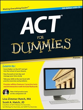 act for dummies premier 5th edition lisa zimmer hatch ,scott a hatch 1118012607, 978-1118012604