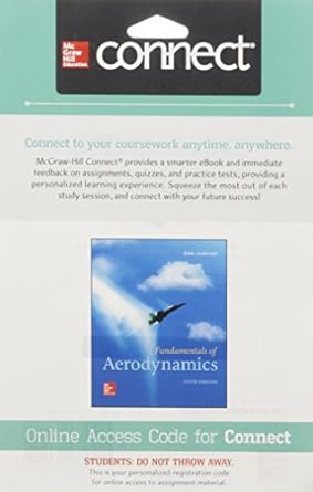 connect access card for fundamentals of aerodynamics 1st edition john d anderson 1259683249, 978-1259683244