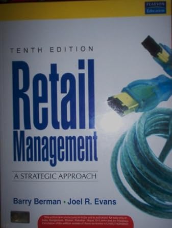 retail management a strategic approach 1st edition  8131716708, 978-8131716700