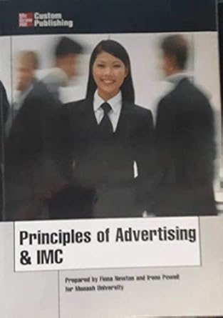 principles of advertising and imc custom e 1st edition  0070181772, 978-0070181779