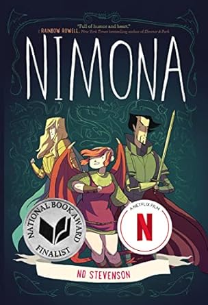 nimona a netflix fil a graphic novel 1st edition nd stevenson 0062278231, 978-0062278234