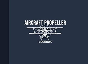 aircraft propeller logbook airplane propeller record journal propeller maintenance record book 100 pages 1st