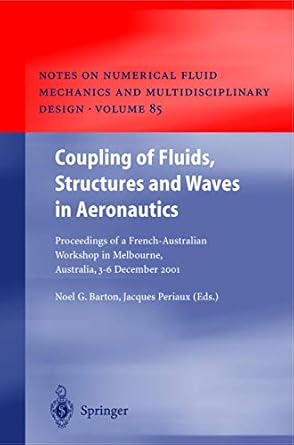 coupling of fluids structures and waves in aeronautics proceedings of a french australian workshop in