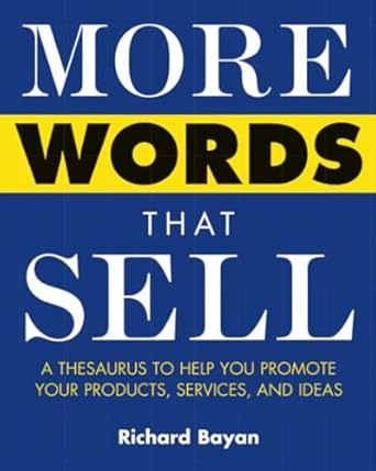 more words that sell 1st edition bayan 0071418539, 978-0071418539