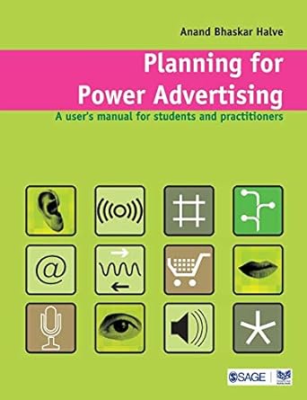 planning for power advertising a users manual for students and practitioners 1st edition anand halve