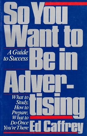 so you want to be in advertising a guide to success what to study how to prepare what to do once youre there