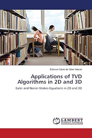applications of tvd algorithms in 2d and 3d 1st edition goes maciel edisson savio de 3659510009,