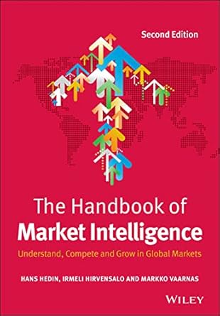 the handbook of market intelligence understand compete and grow in global markets 2nd edition hans hedin