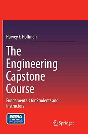 the engineering capstone course fundamentals for students and instructors 1st edition harvey f hoffman