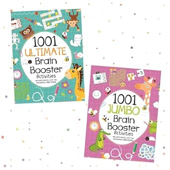 1001 jumbo and ultimate brain booster activities for 3 to 8 years old kids enhance the child mind with