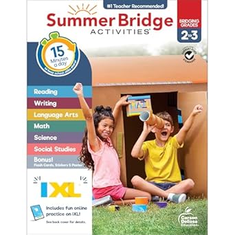 summer bridge activities 2nd grade workbook to 3rd grade workbooks math language arts science social studies