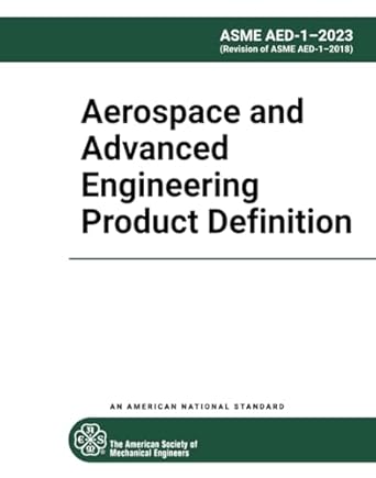 asme aed 1 2023 aerospace and advanced engineering product definition 1st edition the american society of