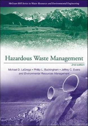 hazardous waste management 1st edition et al michael d lagrega 0071181709, 978-0071181709