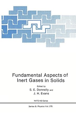 Fundamental Aspects Of Inert Gases In Solids