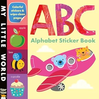 abc alphabet sticker book 1st edition tiger tales ,fhiona galloway 1589254457, 978-1589254459
