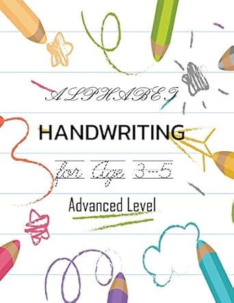 alphabet handwriting age 3 5 advanced level 1st edition jewel sharp 1070453633, 978-1070453637