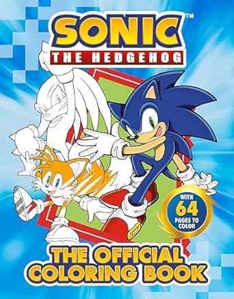 sonic the hedgehog the official coloring book 1st edition penguin young readers licenses 0593523768,