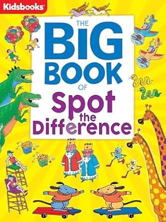 the big book of spot the difference packed with comical characters and playful illustrations a fun way to