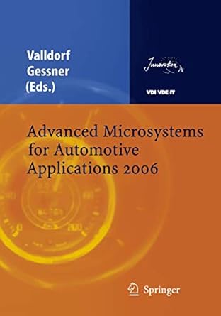 advanced microsystems for automotive applications 2006 1st edition wolfgang gessner jurgen valldorf