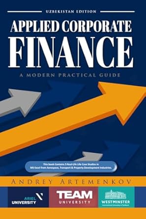 applied corporate finance   a modern practical guide this book contains 5 real life life case studies in ms