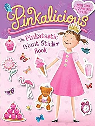 pinkalicious the pinkatastic giant sticker book 1st edition victoria kann 0061928895, 978-0061928895