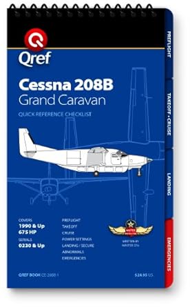 cessna grand caravan qref checklist book 1st edition jason clemens 1607864533, 978-1607864530