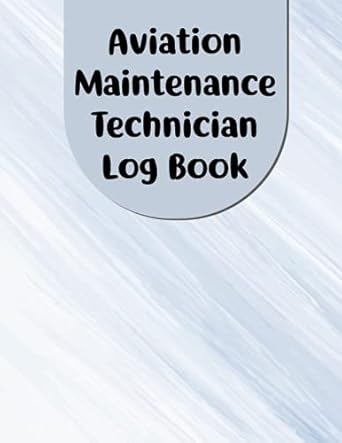 aviation maintenance technician log book aircraft mechanic journal technician log book for airplane and