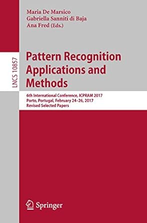 pattern recognition applications and methods 6th international conference icpram 2017 porto portugal february