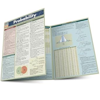 probability quickstudy laminated reference outline 1st edition ravi behara 1423215087, 978-1423215080