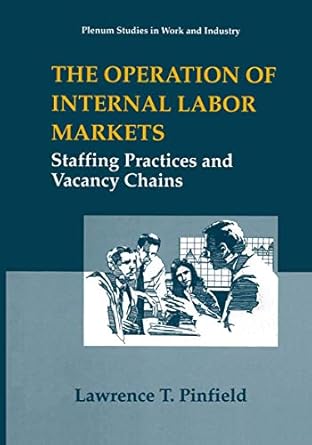 the operation of internal labor markets staffing practices and vacancy chains 1st edition lawrence t t