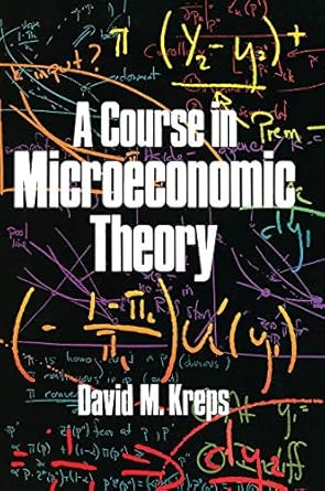 a course in microeconomic theory standard edition david m kreps 0691042640, 978-0691042640