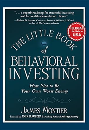 the little book of behavioral investing 1st edition james montier 8126557982, 978-8126557981