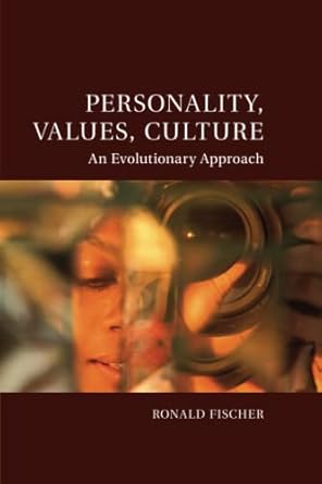 personality values culture 1st edition ronald fischer 1107451930, 978-1107451933