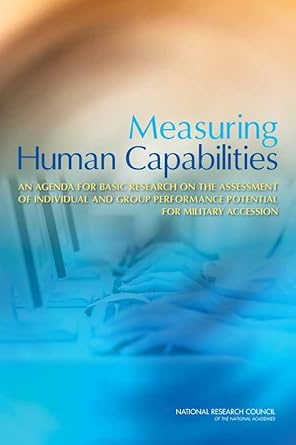 measuring human capabilities an agenda for basic research on the assessment of individual and group