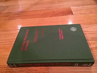 fitting equations to data computer analysis of multifactor data 2nd edition cuthbert daniel ,fred s wood