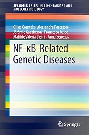 nf b related genetic diseases 1st edition gilles courtois ,alessandra pescatorejeremie gautheronfrancesca