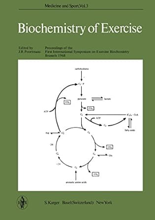 biochemistry of exercise 1st international symposium on exercise biochemistry brussels june 1968 proceedings