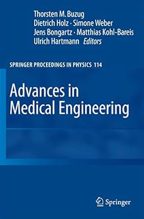 advances in medical engineering 2007th edition thorsten m buzug 3642088279, 978-3642088278