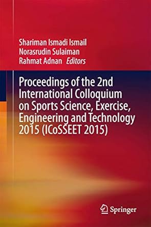 proceedings of the 2nd international colloquium on sports science exercise engineering and technology 2015