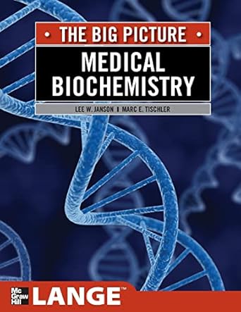 medical biochemistry the big picture 1st edition lee w janson ,marc tischler 0071637915, 978-0071637916