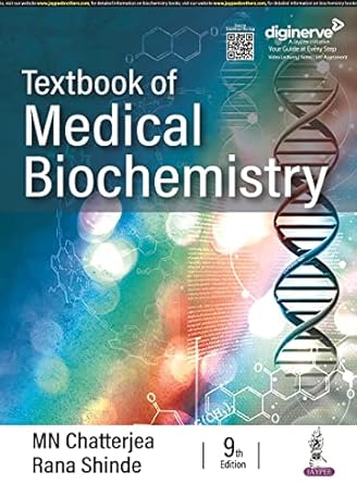 textbook of medical biochemistry 9th edition mn chatterjea 9356962324, 978-9356962323