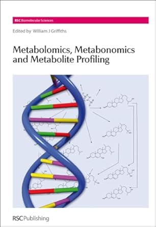 metabolomics metabonomics and metabolite profiling 1st edition william j griffiths 0854042997, 978-0854042999